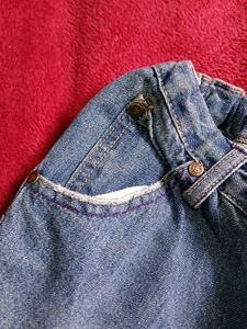 Aesthetic Pinteresty Mid-rise Blue Denim Jeans