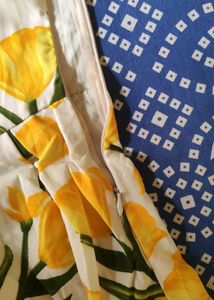 Floral Fit &amp; Flare Yellow Dress