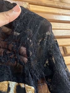 Sexy Back Lace Leopard Print Mini Dress