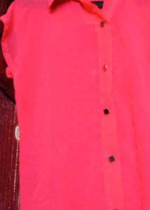 Hot Pink Button-Down Top🔥