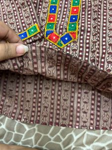 Embroidered  Kurta Pyjama Set Fr 2-3 Year Olds