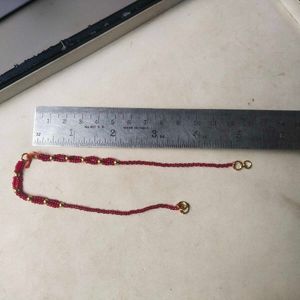 22K Pure 10 Gold Moti Kaan Chain(1pair)