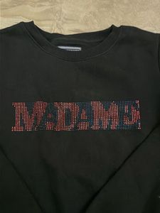Madame Stylish Black Sweatshirt