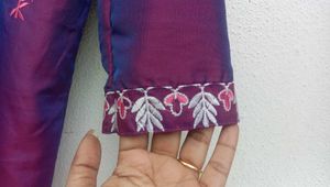 Purple Kurti Set