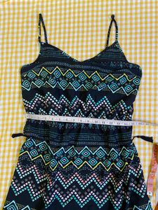 Atmosphere Patterned Mini Dress Size S