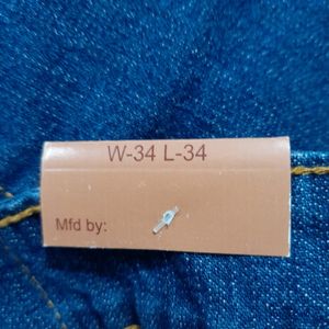 Jeans, New, Unisex, W34 L34, Straight Comfort Fit