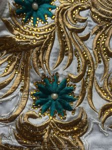 Elegant White Embroidered Dress