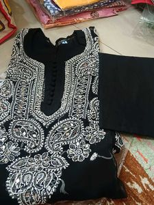 georgette lakhanvi kurti