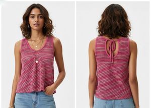 Pink Knit Tank Top