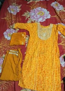 Xxl Size Party Wear 3 Piece Set