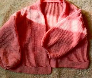Savana Pink Knit Cardigan