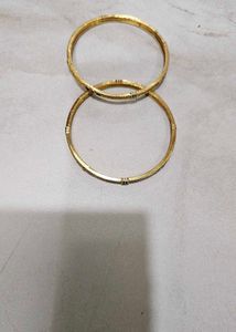 Gold-toned Bangles