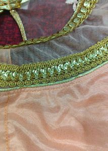 Peach Embroidered Blouse