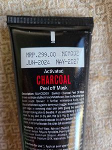 MANCODE Activated Charcoal Peel Off Mask