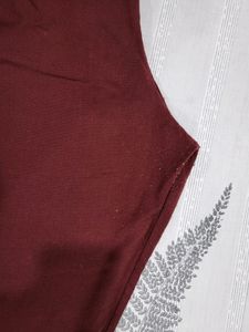 HK Maroon 2 Piece Kurta Pant Set
