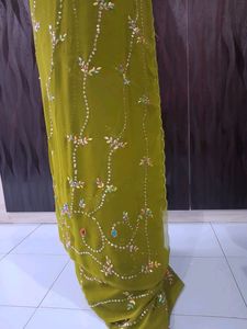 Discount Offer Designer Saree With Blouse