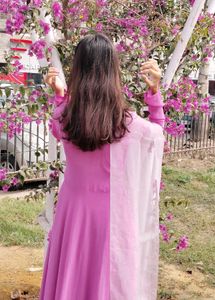 Purple Anaarkali 🩷