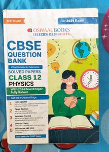 OSWAAL QUESTION BANK 2025 PHYSICS