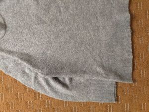 ZARA GREY ROUND NECK SWEATER