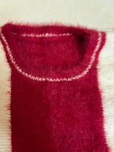 Striped Fuzzy Sweater