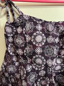 Cute Floral Peplum Top