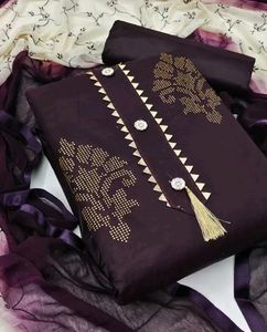 Unstitched 3 Piece Suit Set