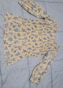 Floral Print Long Sleeve Top