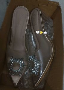 Heels with Rhinestone Detail