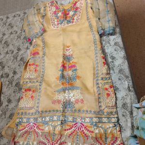 Embroidered Pakistani Suit