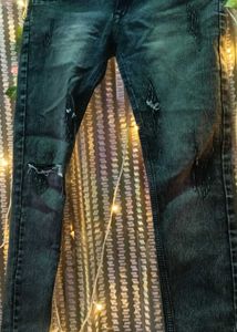 Balck Colour Jeans For Women