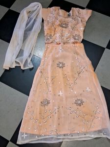 Party Wear Lehenga Choli with Dupatta for Kids