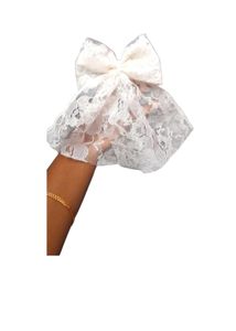 Floral Premium Bow Center Clip