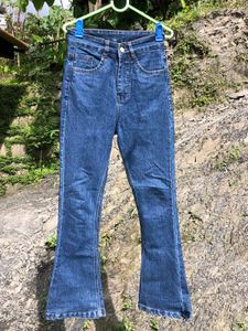 Flared Denim Beltboot Jeans
