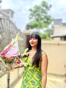 An Ethnic Modern Dress Cum A Line kurta