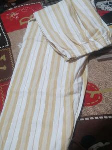 Floral Print Kurti with Striped Pant