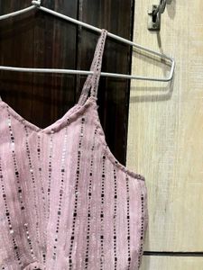 Pink Sequin Top