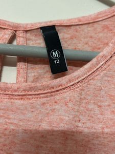 A Pleasant Peach Casual Top
