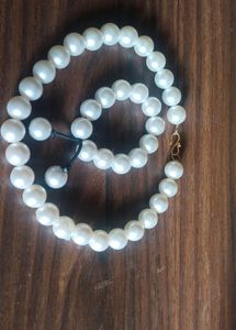 Handmade Pearl Necklace &amp; Bracelet For Kids