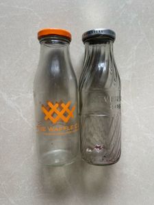 Empty Juce Glass Bottles