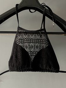 Black Backless Beach Top🏖️🩱👙