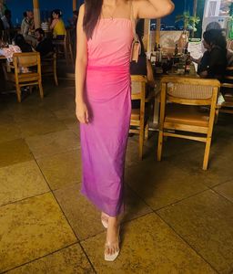 Purple Ombre Bodycon Dress