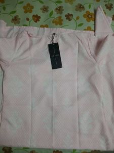Light Pink Printed Kurta