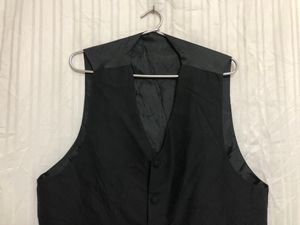 Black Plain Waistcoat