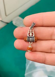 Pure Silver🔱 Rudraksh Pandal (wt:-3.100)