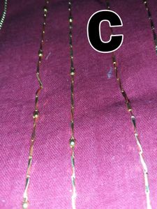 Gold Layering Chains Set