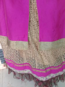 Front Side Cut Kurta  With Skirt
