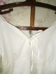White Long Sleeve Top