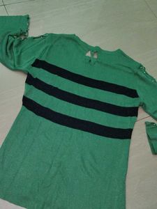 Striped Green Top