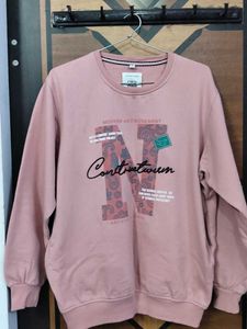 Pink Graphic Sweatshirt