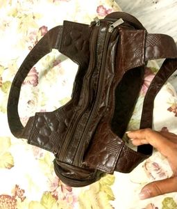 Brown Leather Handbag